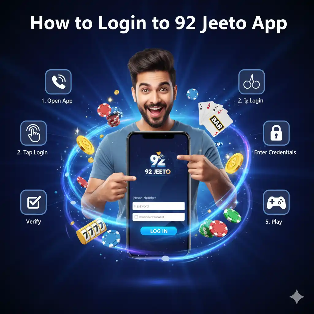 How to Login to 92 Jeeto App